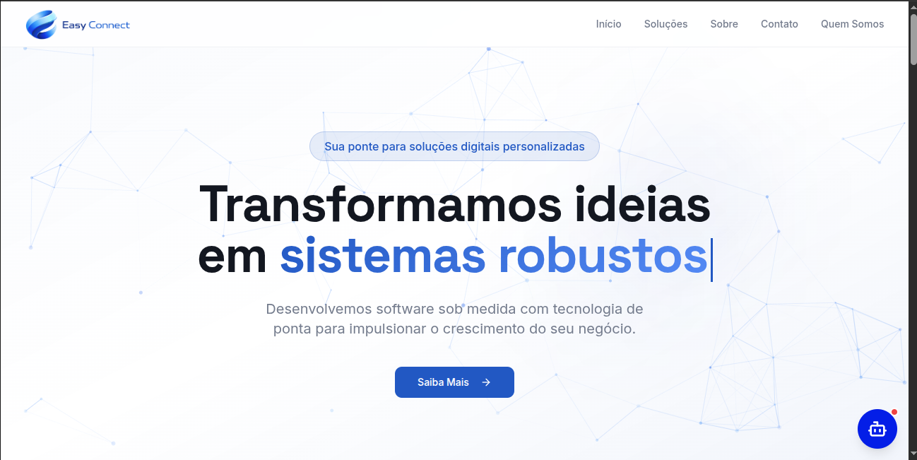 Preview da Landing Page EasyConnect